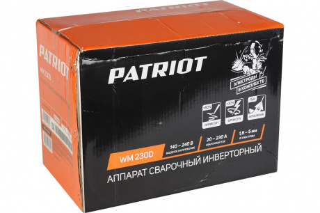 Купить Сварочный аппарат Patriot WM 230D MMA фото №11