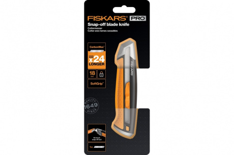 Купить Нож канцелярский Fiskars CarbonMax 18мм   1027227 фото №4